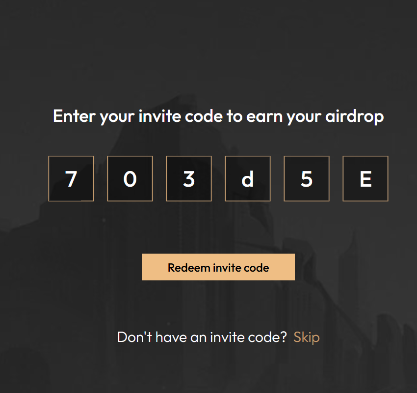 Kod zaproszenia Aster wprowadzony