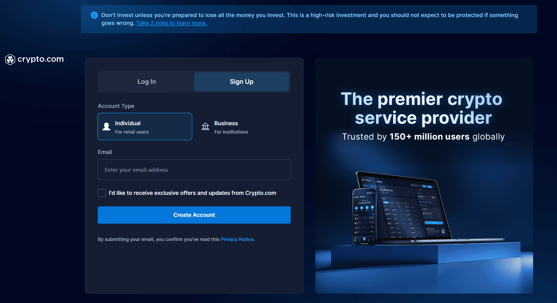Aplikacja Crypto.com