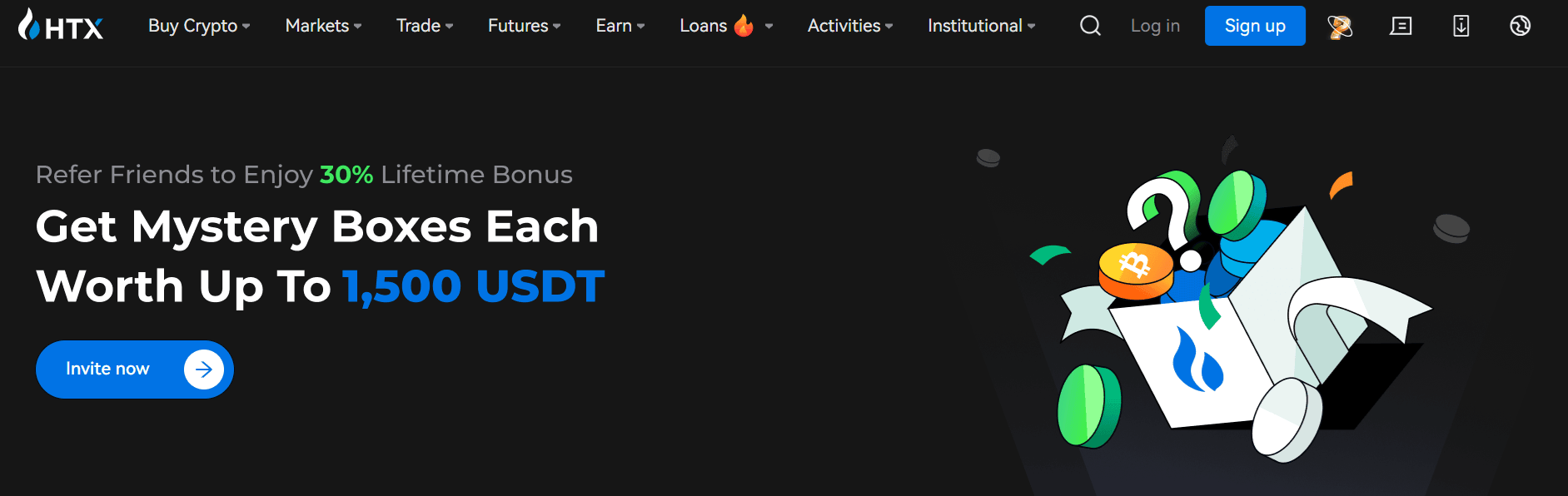 Kod polecający HTX wprowadzony podczas rejestracji