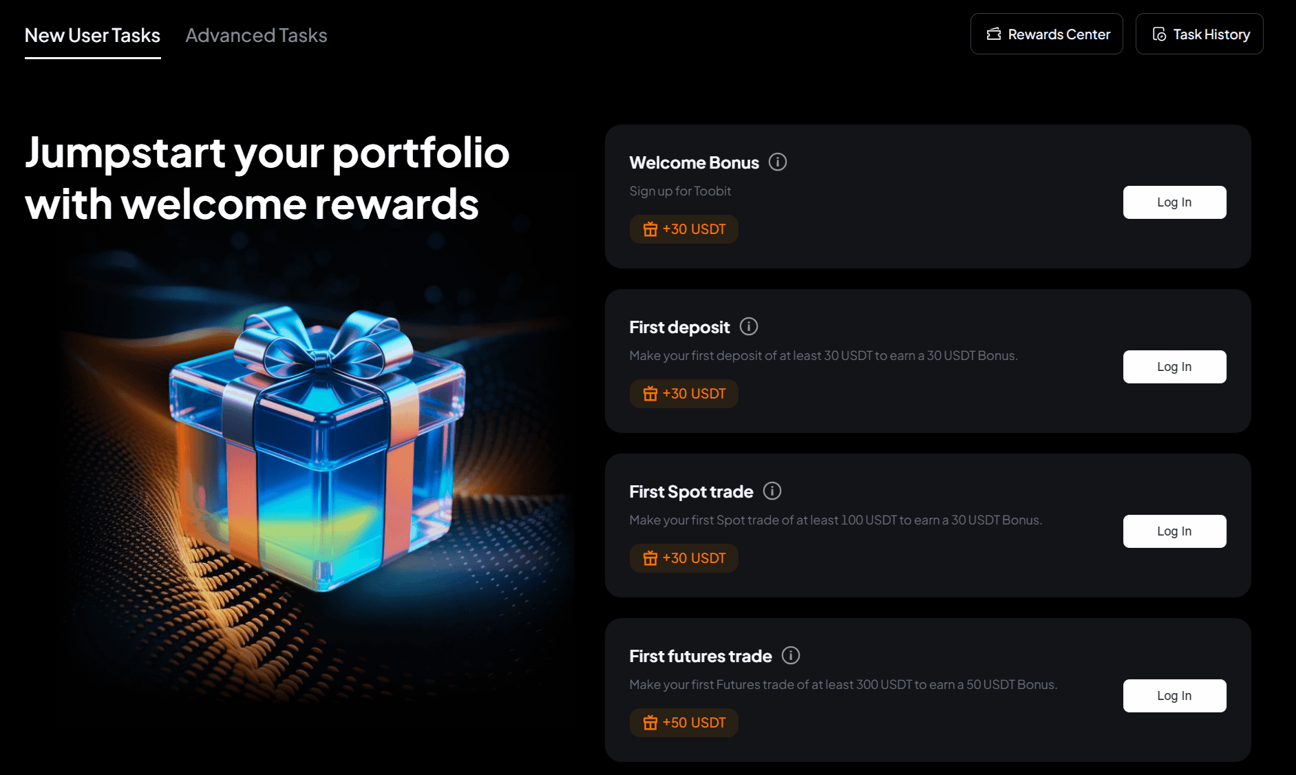 Przegląd bonusu powitalnego Toobit z rozbiciem 140 USDT